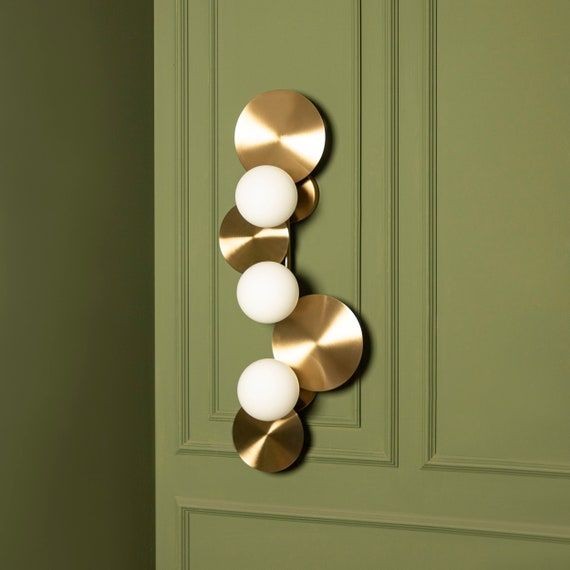 Golden Globe Modern Wall Light