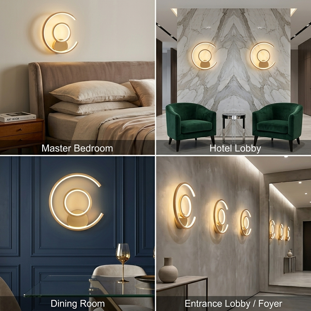 Chromatic Rose Gold Walllight