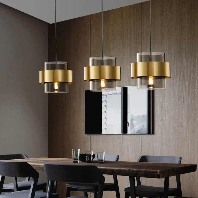 Brass Metallic Hanging Light