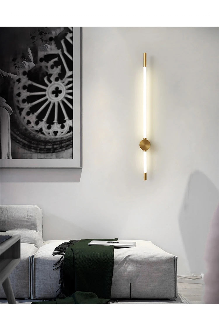 Straight Stick Glow Led Warm Walllight