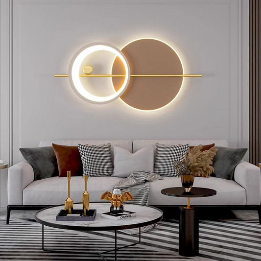 Wall Artistic Rounded Modern Led Walllight