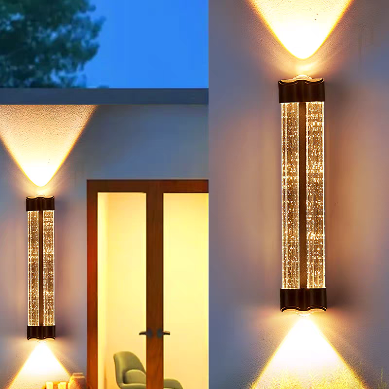 Double Crystal COB Outdoor Light