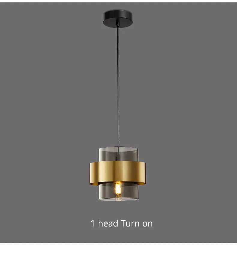 Brass Metallic Hanging Light