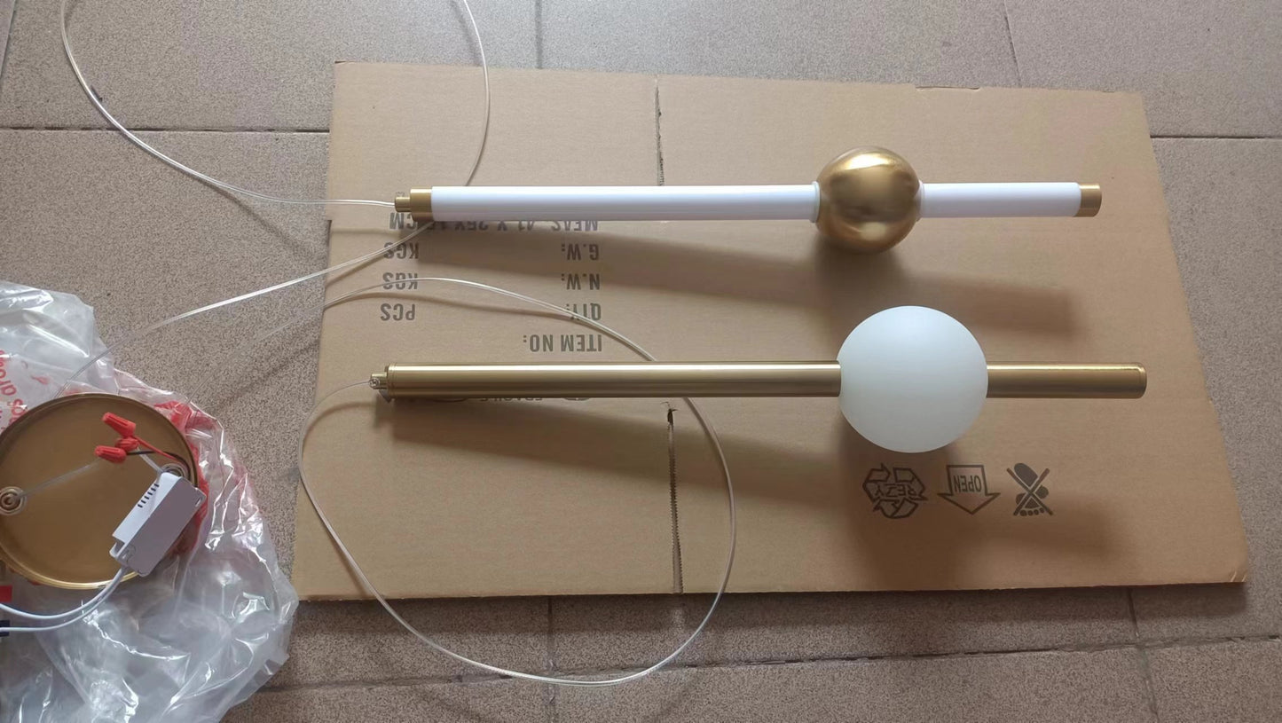 Two Rod Hangings Minimilastic Hanging Lights