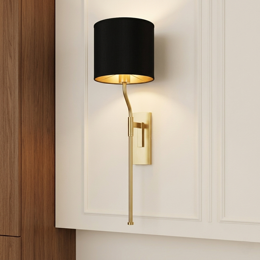 Lamp Shade Wallight Golden Long Walllight