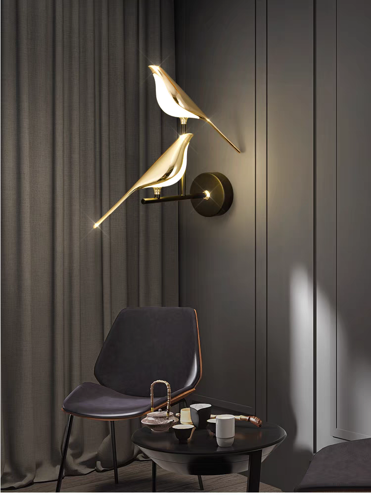 Led Double Sparrow Room Walllamp