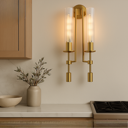 Double Retro Styled Vintage Edition Wall Lamp