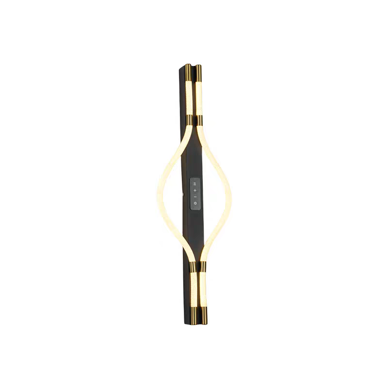 Dimmable Modern Golden Spiral  Led Walllamp