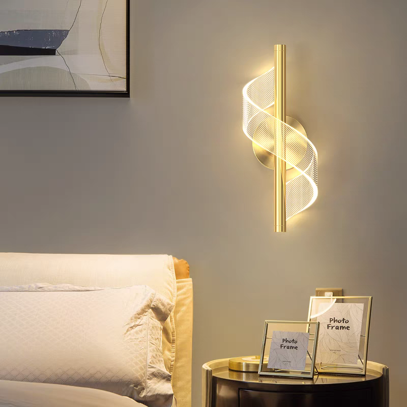 Designers Modern Acrylic Led Strip White Wall Light