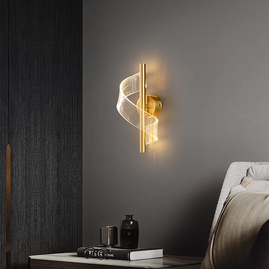 Designers Modern Acrylic Led Strip White Wall Light