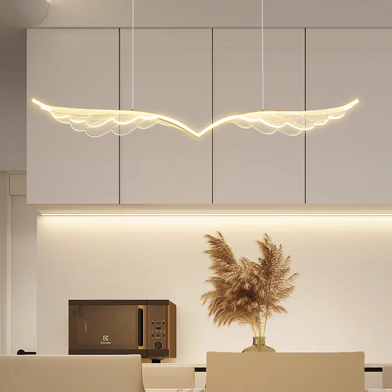 Nordic Golden Aryclic Led Hanging Light