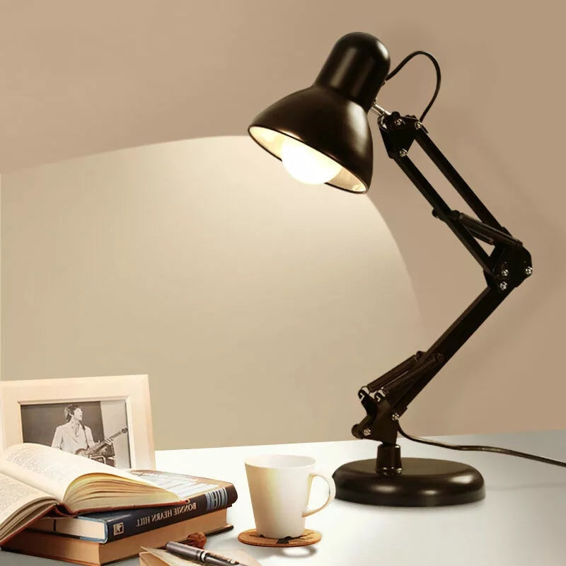 Table Study Lamp Black & White