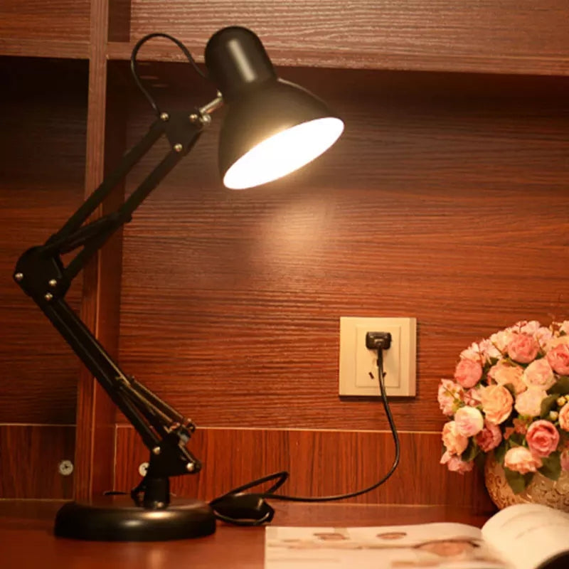 Table Study Lamp Black & White