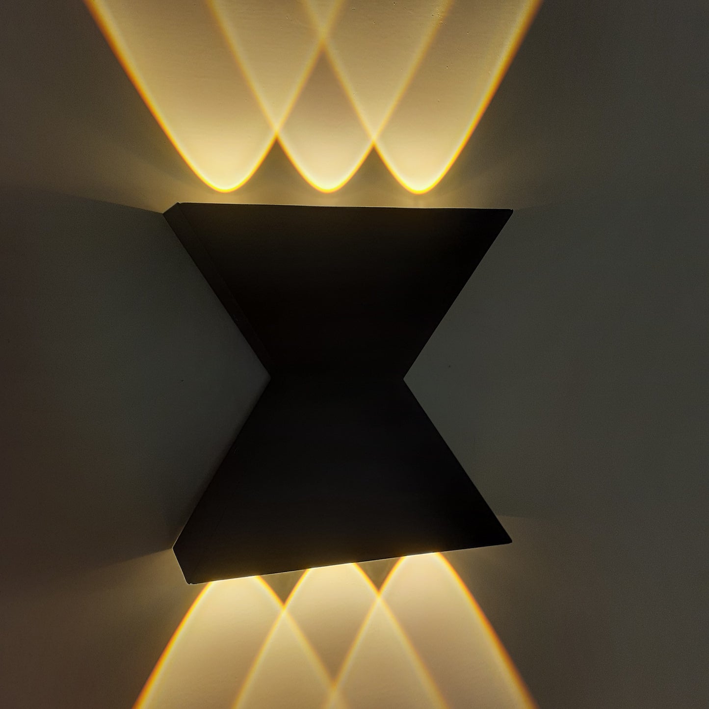 Led COB 3 Plus 3 Double Triangle Outdoor Walllight