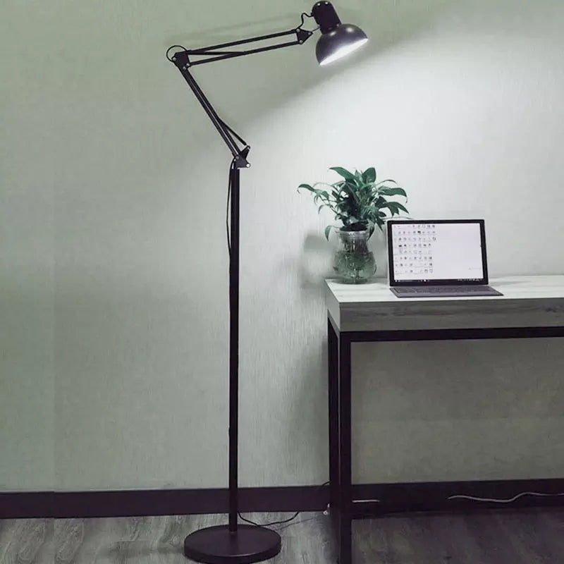 Study Black Rotatable Floor Lamp