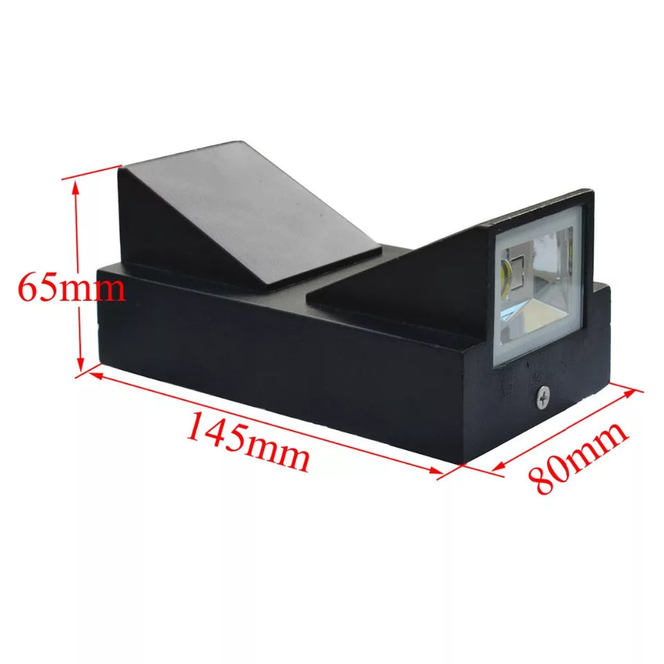 K Shaped Book Led Twoside Outdoor Waterproof Walllight