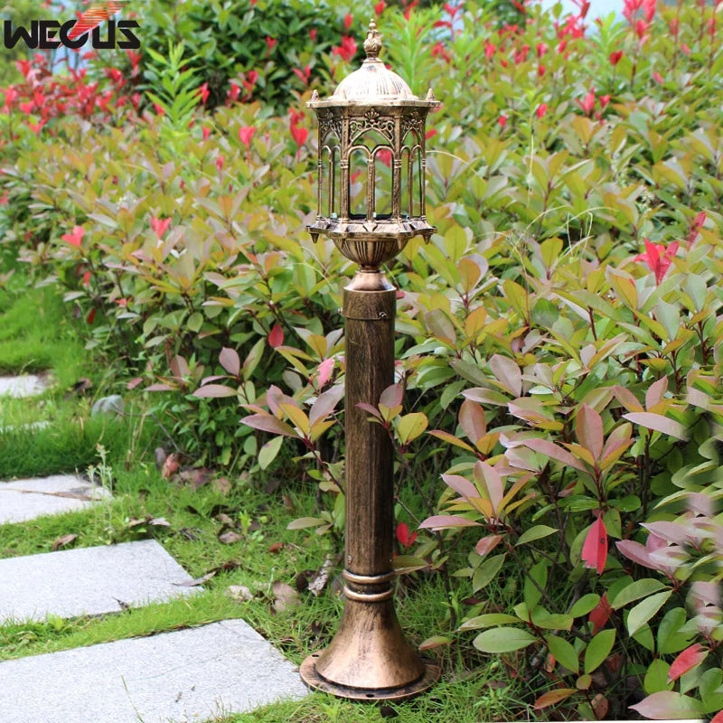 Antique Golden Metallic Garden Pathway Bullard Light