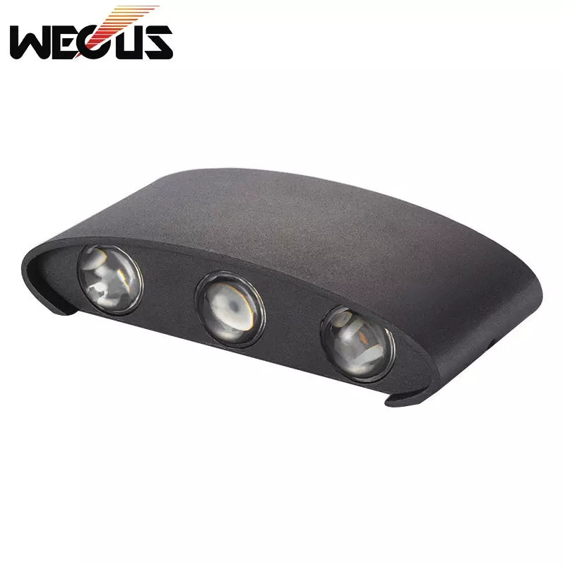 Led 6Wave Outdoor Waterproof Walllight