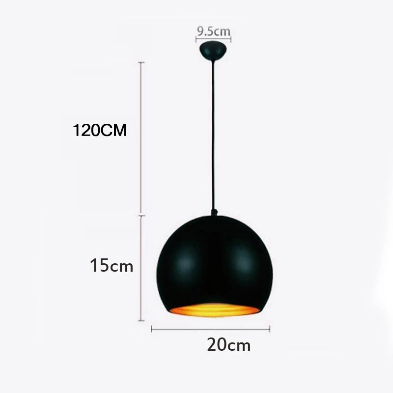 Black Modern Hanging Light