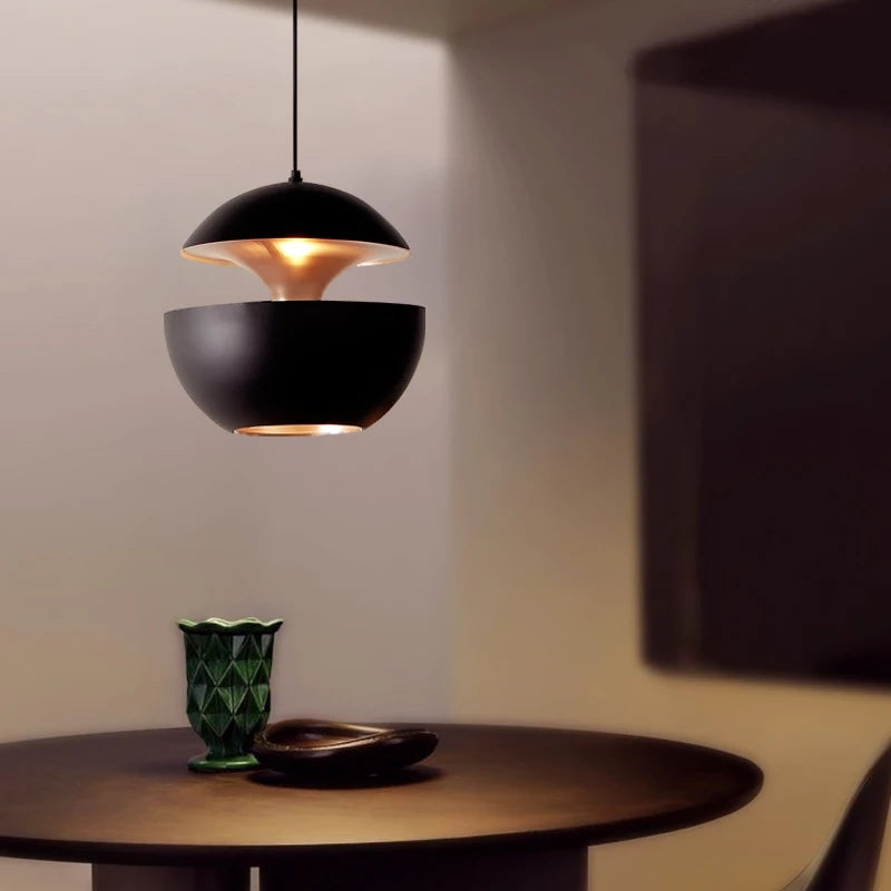 Modern Black Apple Hanging Light