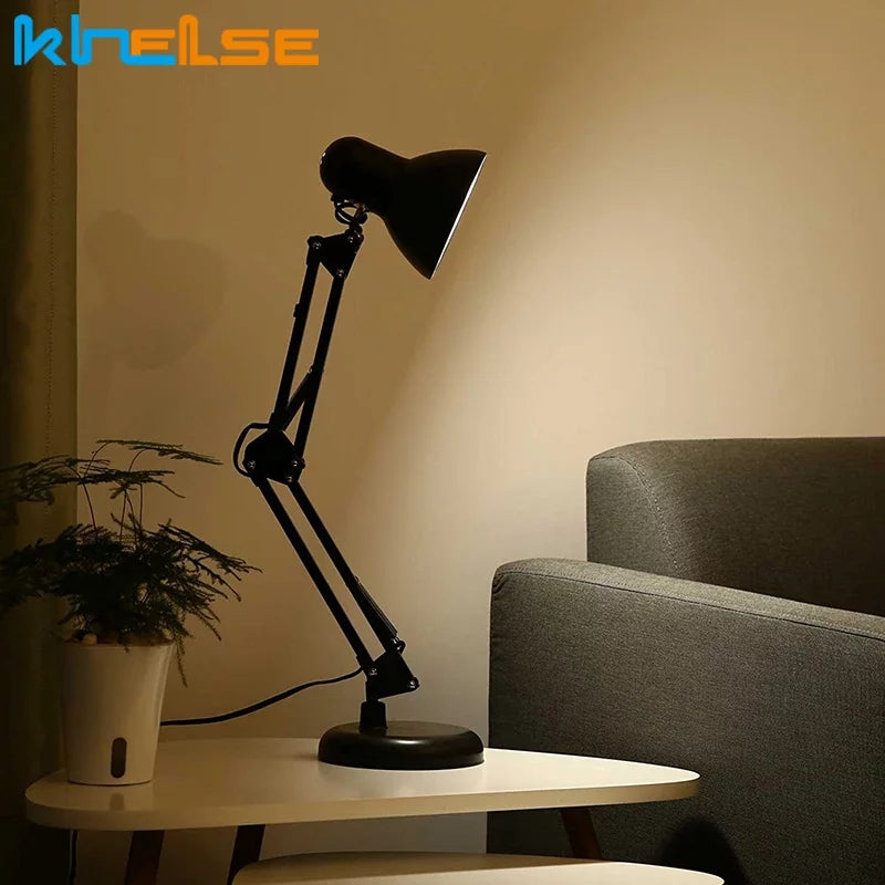 Table Study Lamp Black & White