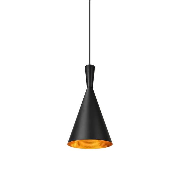 Black Torch Single Hanging Light