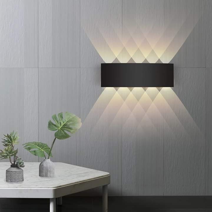 Led 5+5 Cob Outdoor Double Shade Walllight