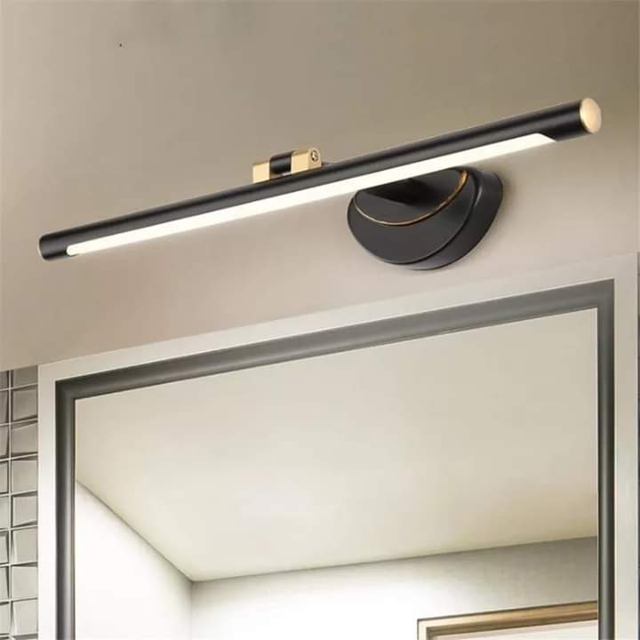 Black Gold Metallic Led 3option Mirror Light