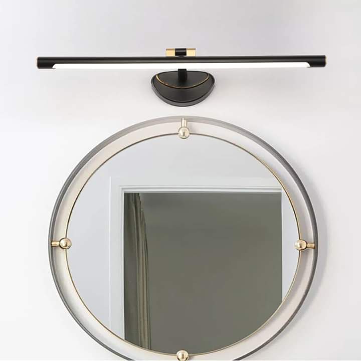 Black Gold Metallic Led 3option Mirror Light