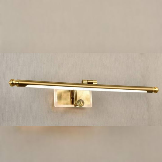 Led Brass Metallic Golden Picture Mirror Light