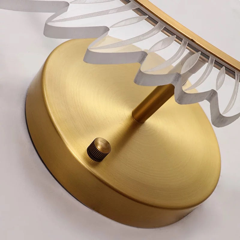 Golden Wings Led Walllight