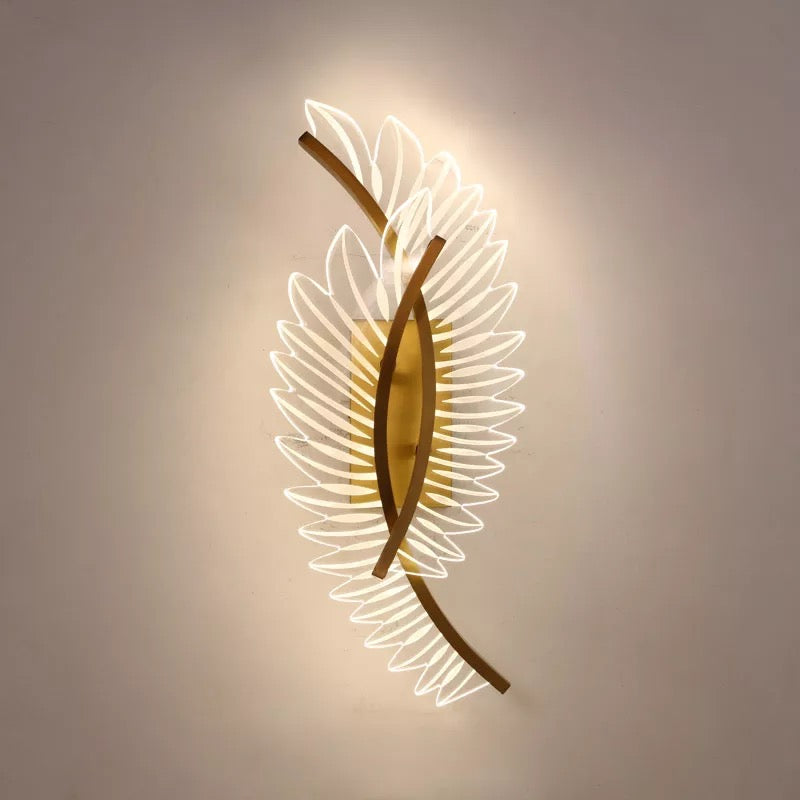 Golden Wings Led Walllight