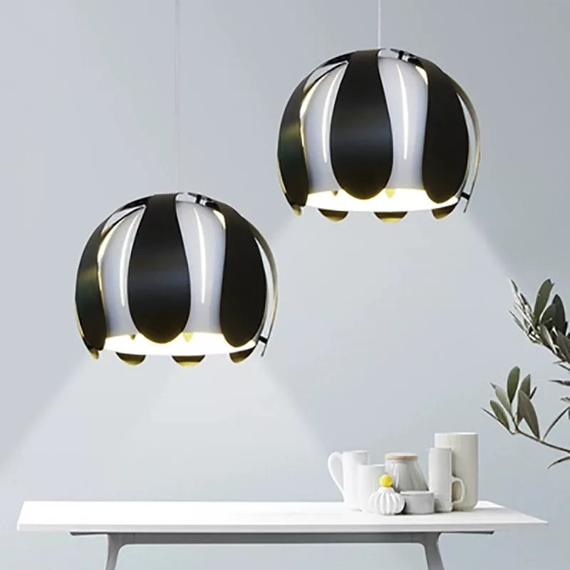 Black & White Nordic Hanging Light Single