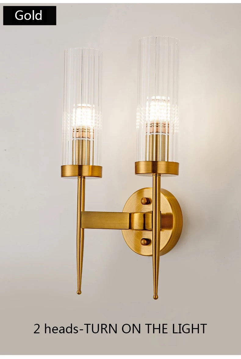 Brass Golden Double Walllight