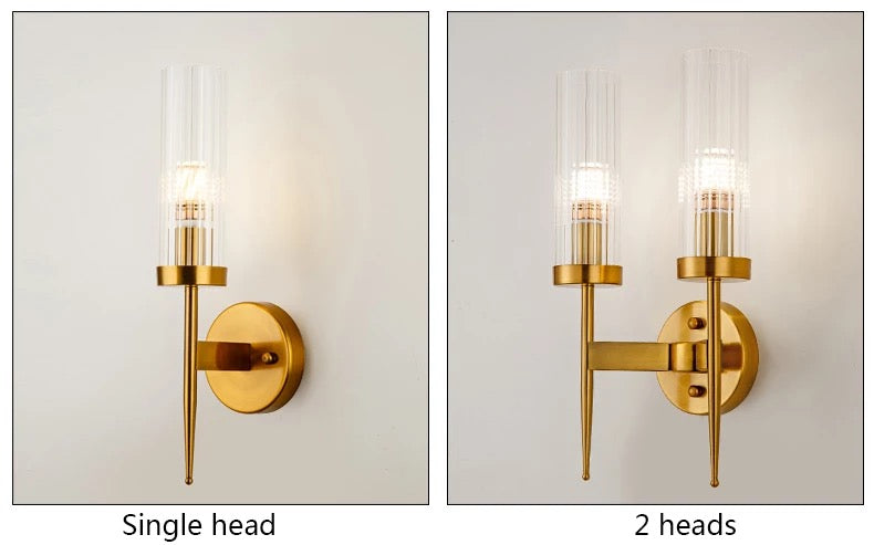 Brass Golden Double Walllight