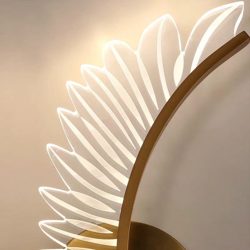 Golden Wings Led Walllight