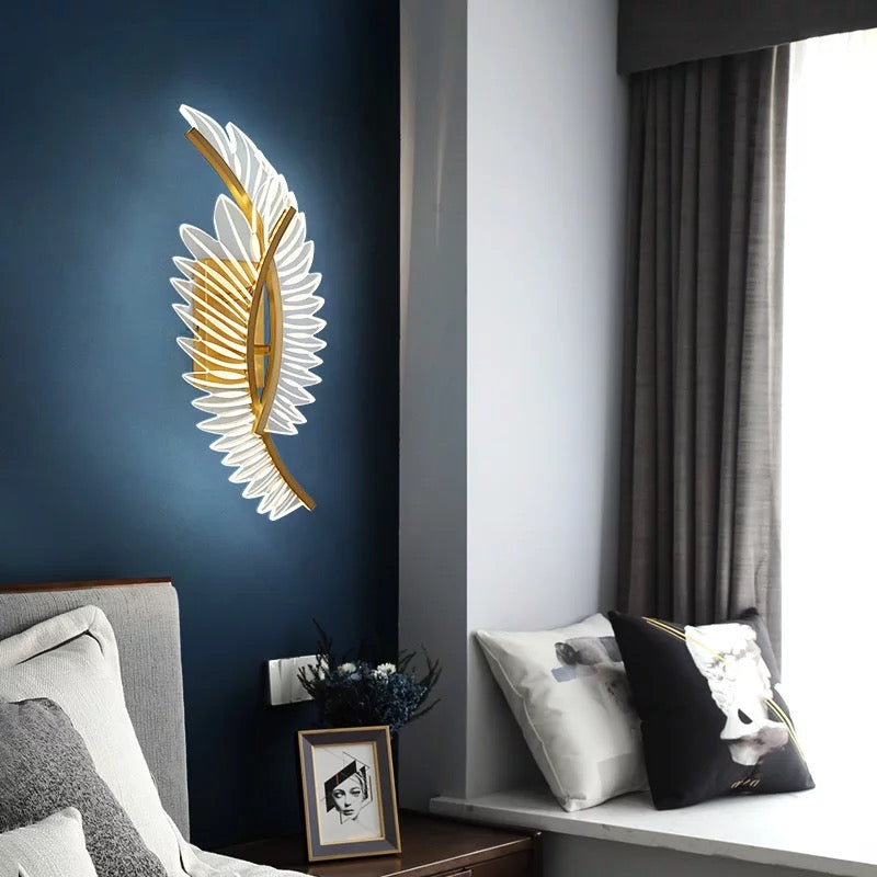 Golden Wings Led Walllight